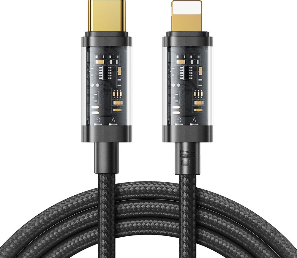 Kabllo Joyroom JYR428 USB C në Lightning, 2 m, 20W PD, e zezë
