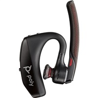 Headset Bluetooth HP Poly Voyager 5200 Office, me mikrofon, me kabllo USB C në Micro USB, i zi