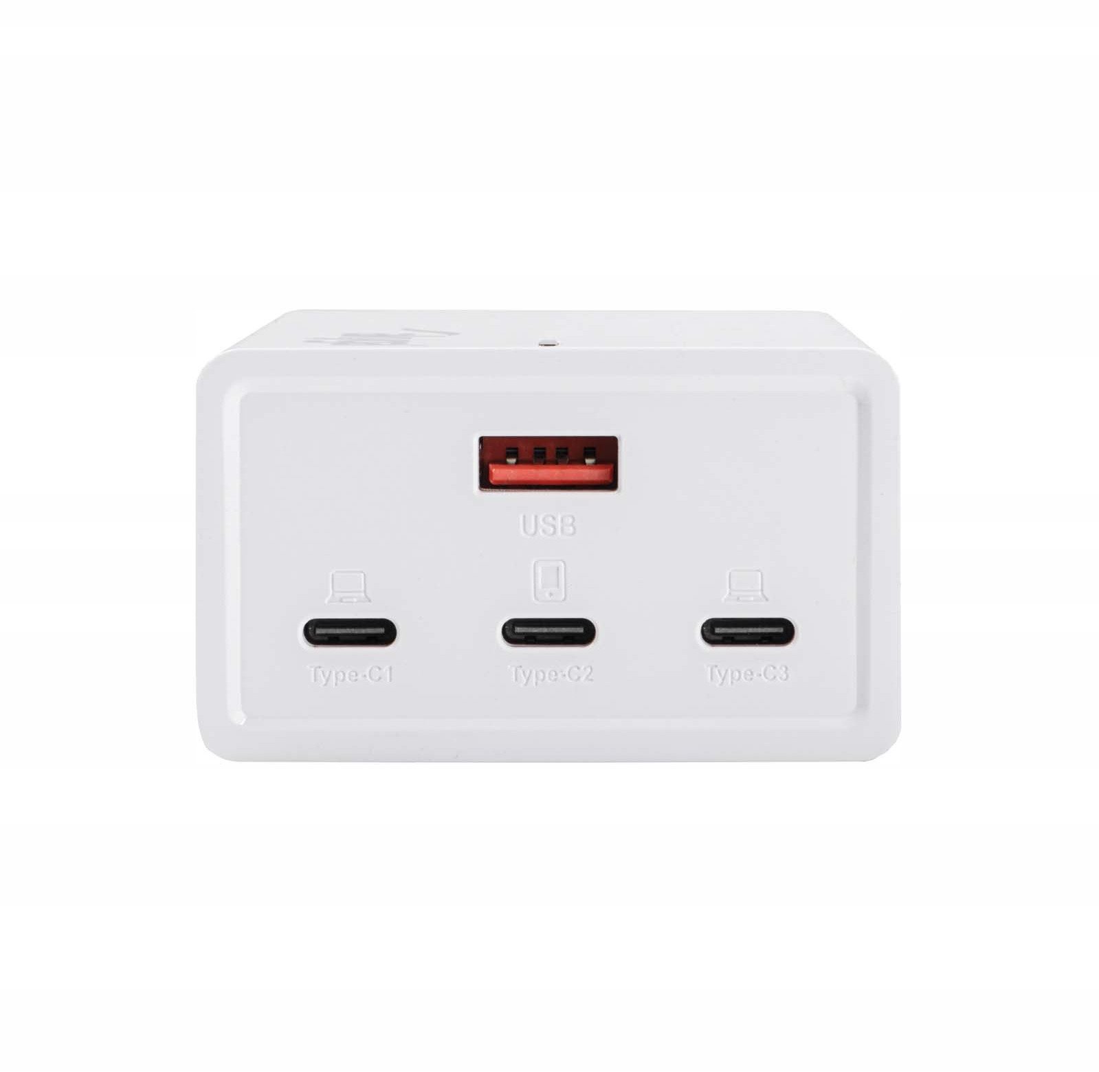 Karikues USB Akyga AK-CH-25, 140W, 3x USB-C 1x USB-A, i zi