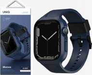Rrip dhe kapak për Apple Watch UNIQ Monos 2in1, 44 mm 45 mm, blu