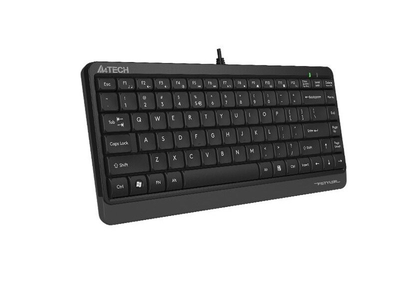 Tastierë USB FK11, kompakte, 12 hotkeys, e zezë