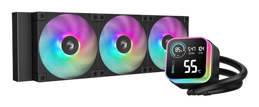 Set ftohës për procesor DeepCool LQ360, 12 cm, i zi