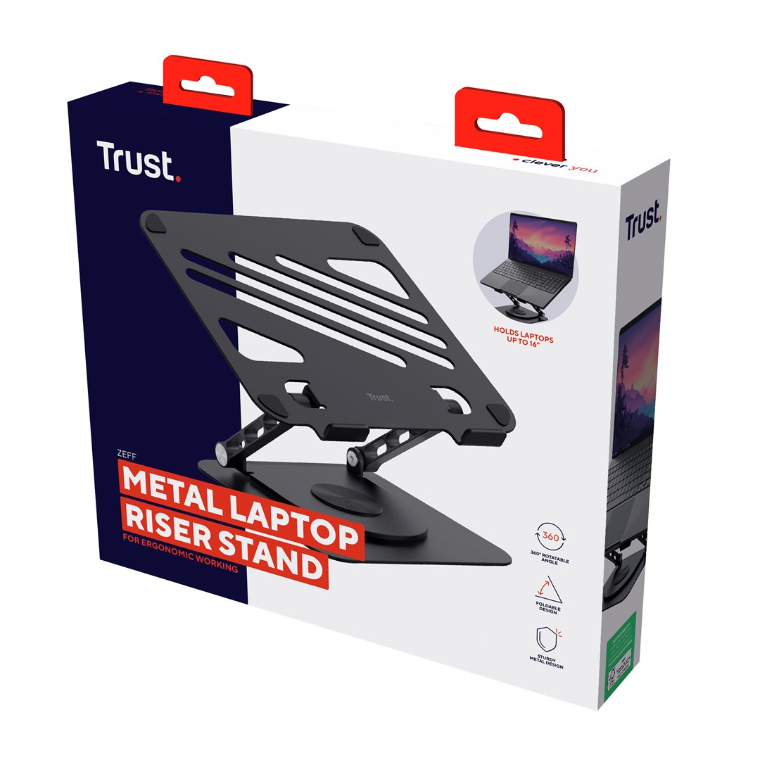 Mbajtëse laptopi Trust Zeff, deri 16", e zezë