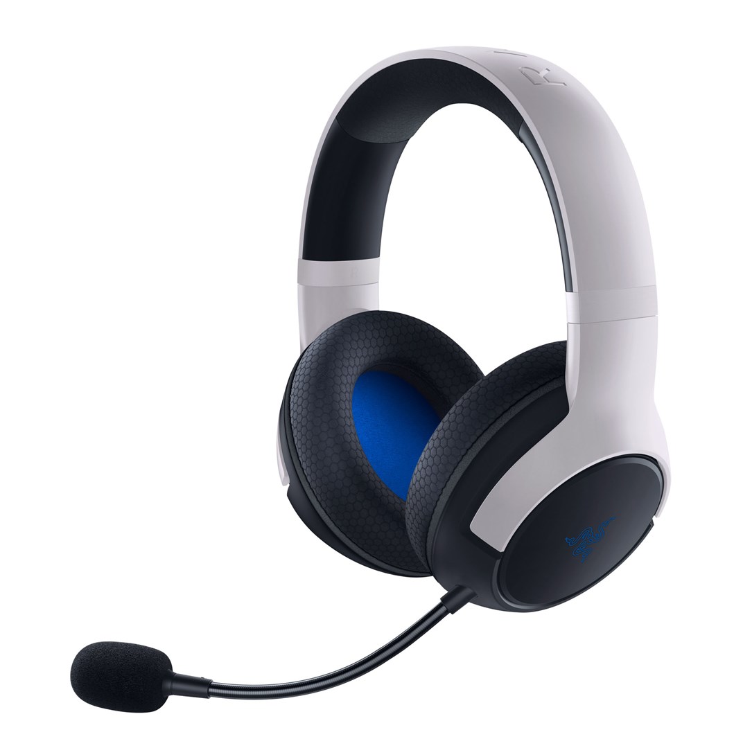 Kufje lojërash Razer Kaira HyperSpeed, wireless, e bardhë