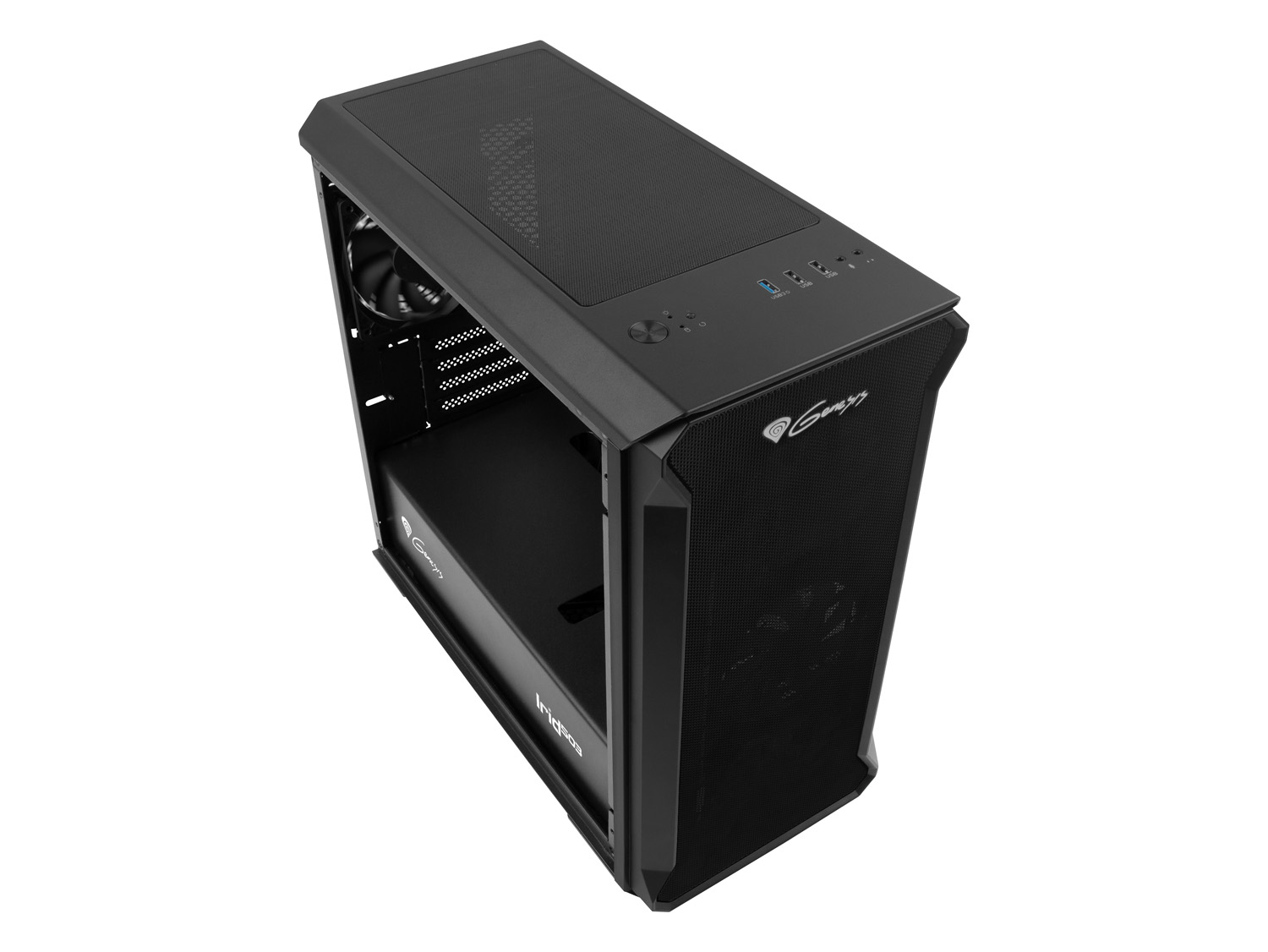 Kasë për PC Genesis IRID 503, e zezë
