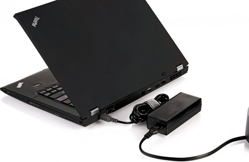 Adapter karikues për laptop Lenovo 42T4417, 65W, për ThinkPad, i zi