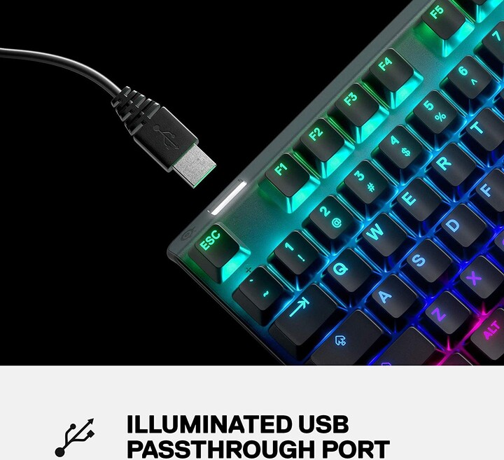 Tastierë Steelseries Apex 7 TKL, QX2 Red, US