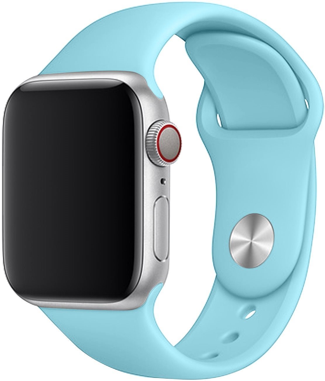 Rrip ore Eternico Essential për Apple Watch, 38mm 40mm 41mm, silikon, baby blue, madhësia S M