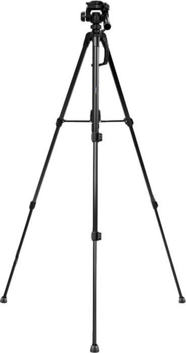 Tripod Puluz Tripod Stand, kokë 3D 360°, me mbajtëse telefoni, i zi