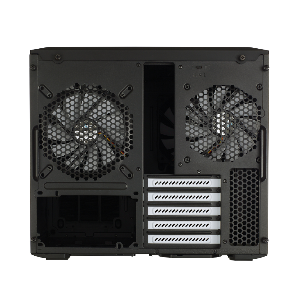 Kasë për PC Fractal Design Node 804/Mini ITX, e zezë