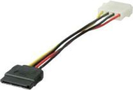 Kabllo përshtatëse Diverse 50674, MOLEX 4-pin në SATA 15-pin, 15cm, shumëngjyrëshe