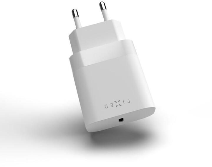 Karikues FIXED me USB-C, PD, 20W, i bardhë