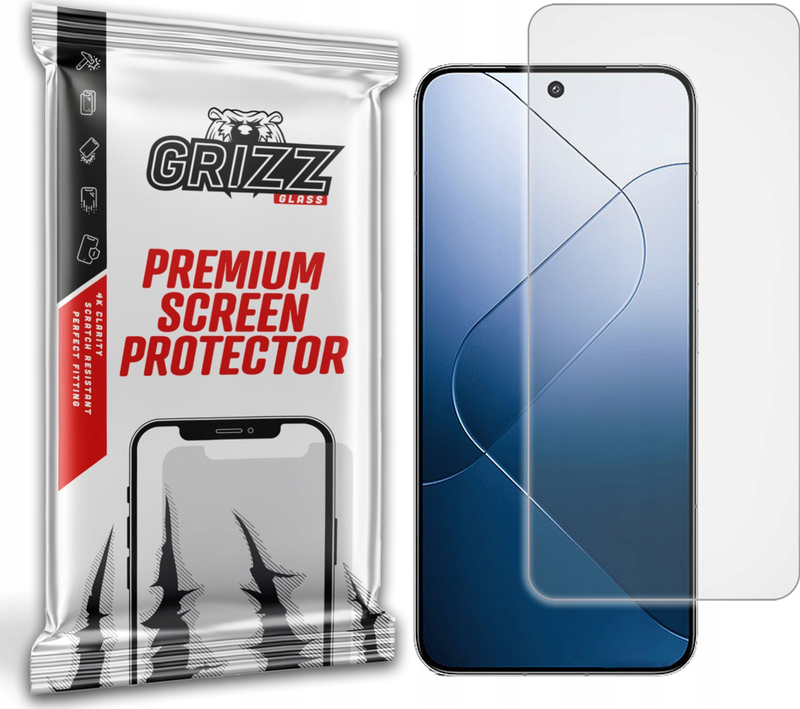 Film mbrojtës Grizz për Xiaomi 14, anti-fingerprint, mat, transparent