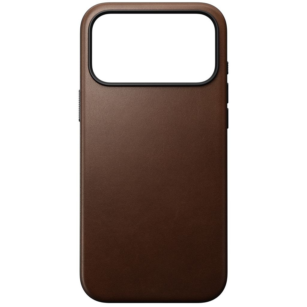 Futrollë Nomad për iPhone 17 Pro Max Modern Leather, lëkurë, kafe