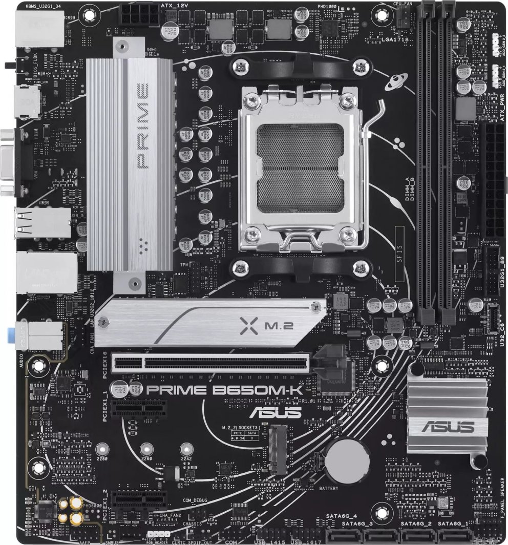 Pllakë amë Asus PRIME B650M-K, 96GB, 2