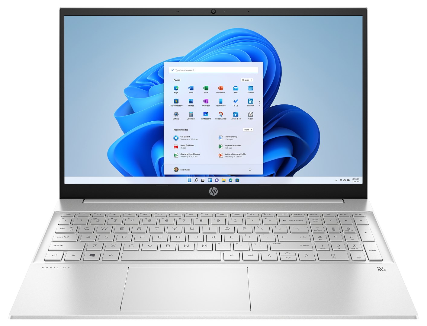 Laptop HP Pavilion 15-eh1318nw, 15.6", AMD Ryzen 7 5700U, 12 GB RAM, 512 GB SSD, i argjendtë