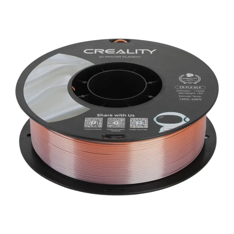 Filament 3D Creality CR PLA Silk, 1.75mm, 1kg, rainbow