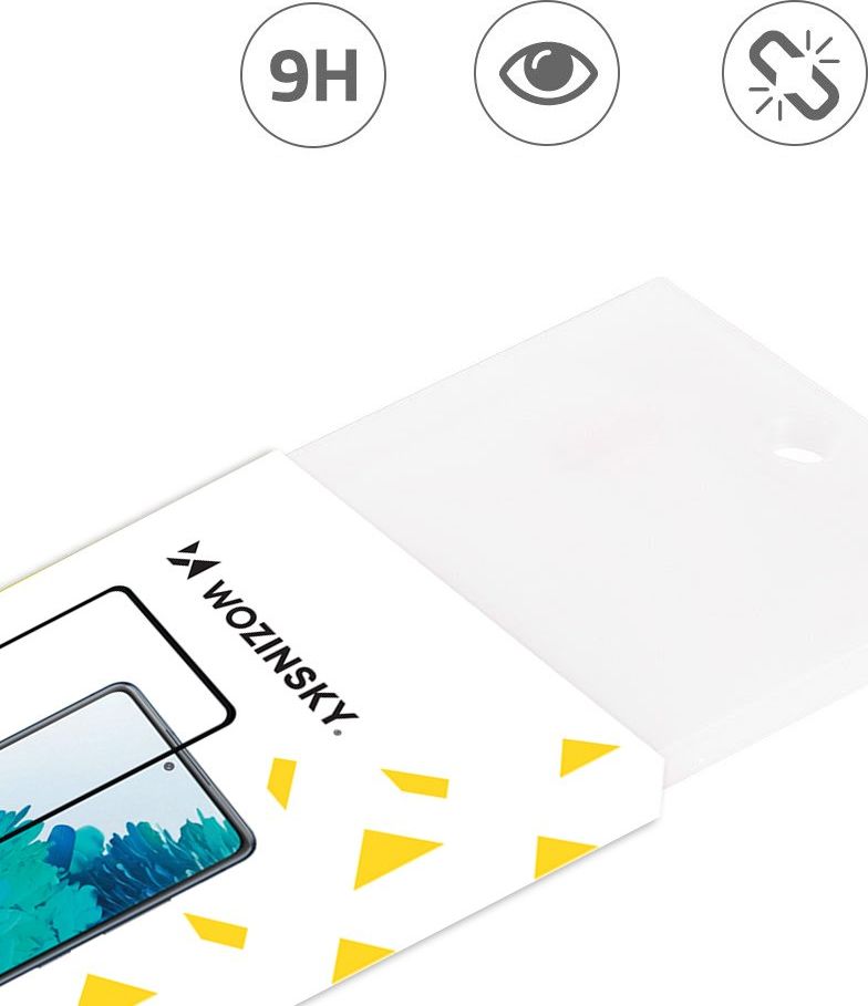 Stikla mbrojtëse Wozinsky Super Durable, për Samsung Galaxy A22 4G, Full Glue, kornizë case friendly, e zezë