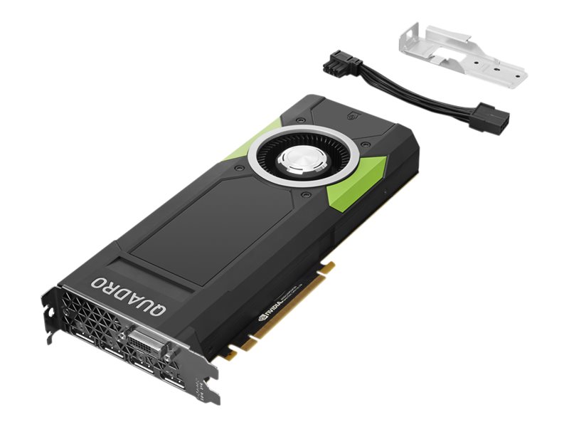 Kartelë grafike NVIDIA Quadro P5000, 16GB GDDR5X, 2560 CUDA, e zezë
