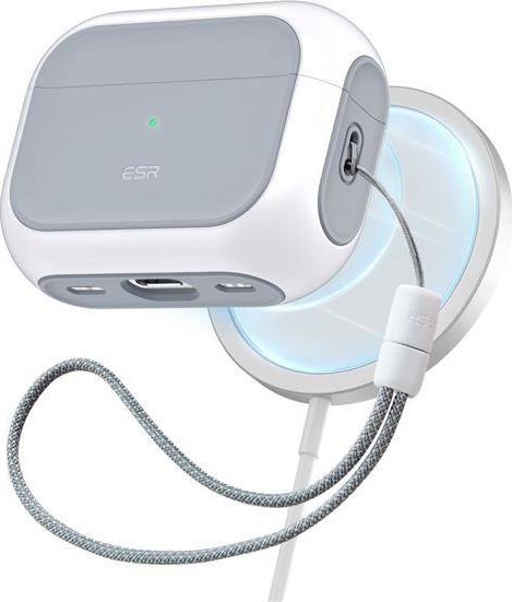 Etui për kufje ESR Orbit HaloLock MagSafe, për AirPods Pro 1/2, i bardhë
