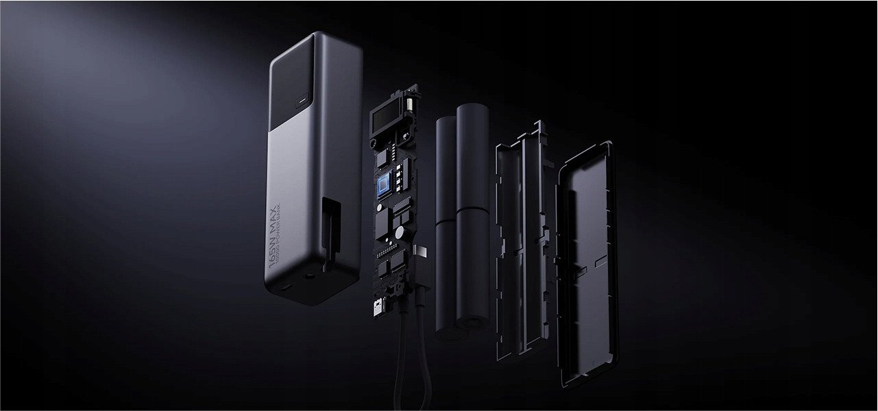 Powerbank Xiaomi Mi 22.5W, 10000mAh, karikim i shpejtë, zi blu