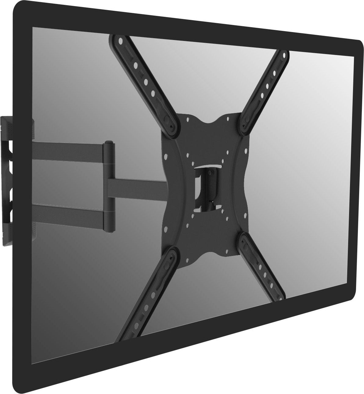 Mbajtës muri për TV Equip 650407, 23"-55", artikulues, i zi