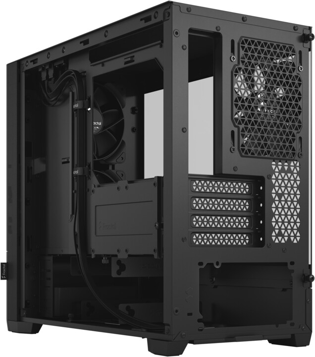 Kasë kompjuteri Fractal Design Pop Mini Silent Black TG Clear Tint