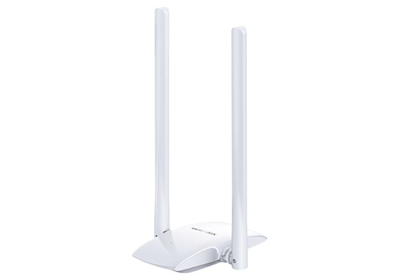 Përshtatës WiFi Mercusys MW300UH, USB, 300 Mbps, 2×2 MIMO, i bardhë