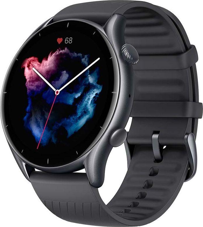 Orë smart Amazfit GTR 3 (W1971OV1N), 1.39", e zezë 