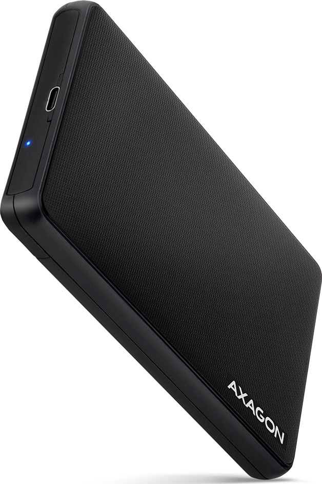 Kuti e jashtme për disk 2.5" Axagon EE25-SLC, USB-C 3.2 Gen 1, plastike, e zezë