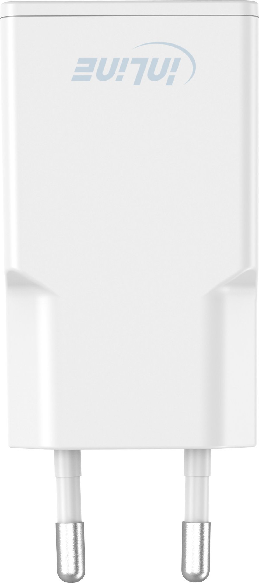 Karikues USB InLine Dual USB C, 30W PD PPS, i bardhë