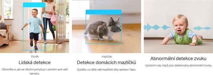 Kamerë e brendshme TP-LINK Tapo C225, e bardhë / zezë