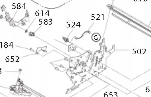 Pjesë këmbimi Epson 1005246, frame tractor left, për printer skaner