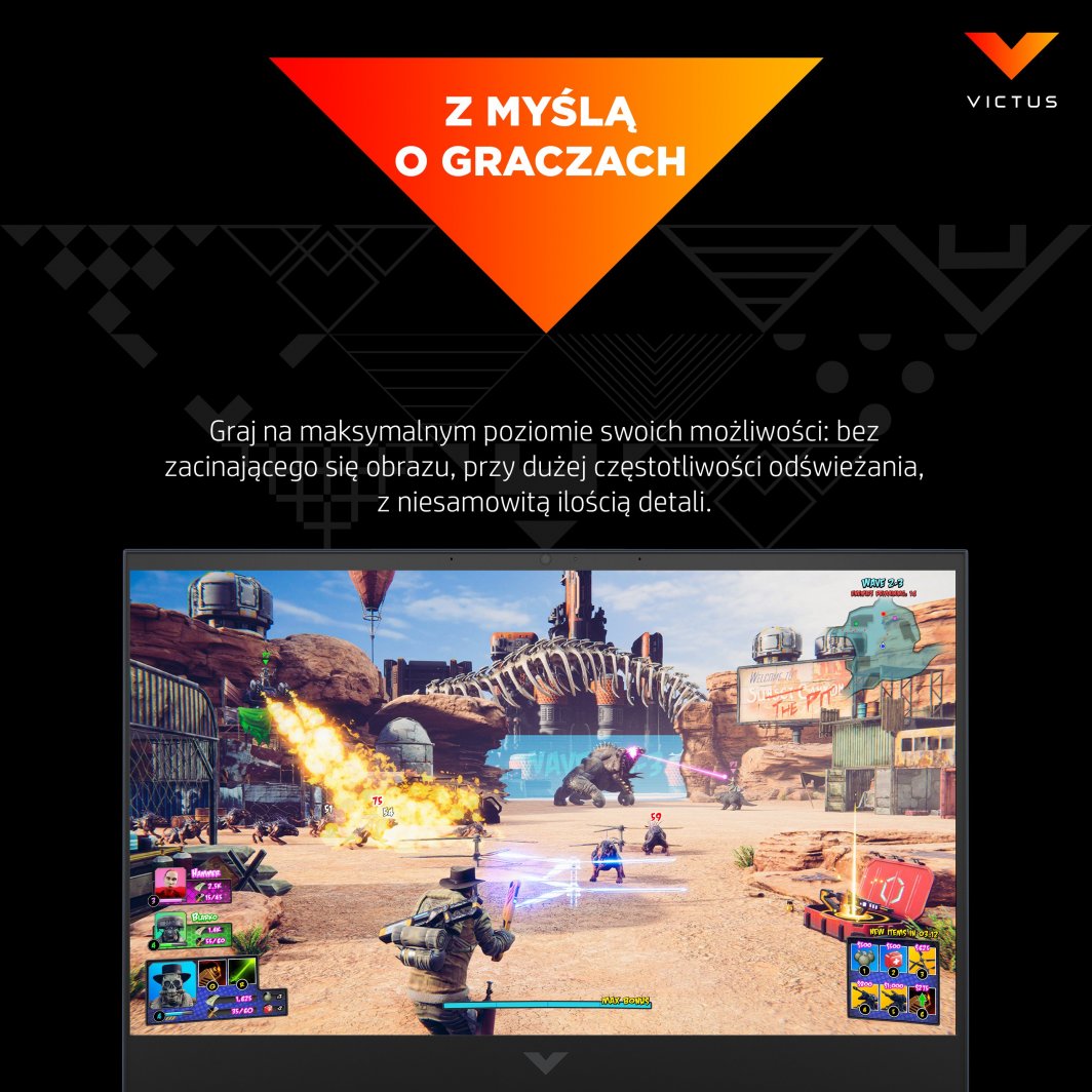 Laptop HP Victus 16-e0212nw, 16.1" 144 Hz, AMD Ryzen 7 5800H, 16 GB RAM, 1 TB SSD, NVIDIA GeForce RTX 3060, i zi