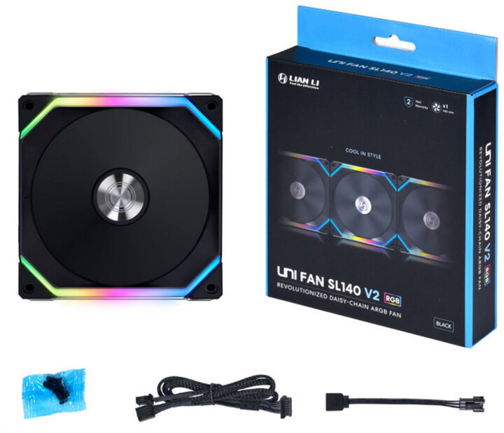 Ventilator LIAN-LI UNI FAN SL140 V2 ARGB PWM, 140mm, i zi