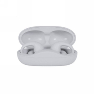 Kufje pa tela Happy Plugs Clip Open Ear, 20 orë, USB C, të bardha
