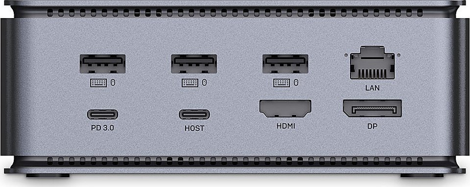 Docking station Lindy DST-PRO Thunderbolt 4, USB4, 100W, anthracite