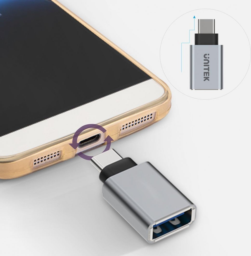 Reduktor USB A - USB C, hiri
