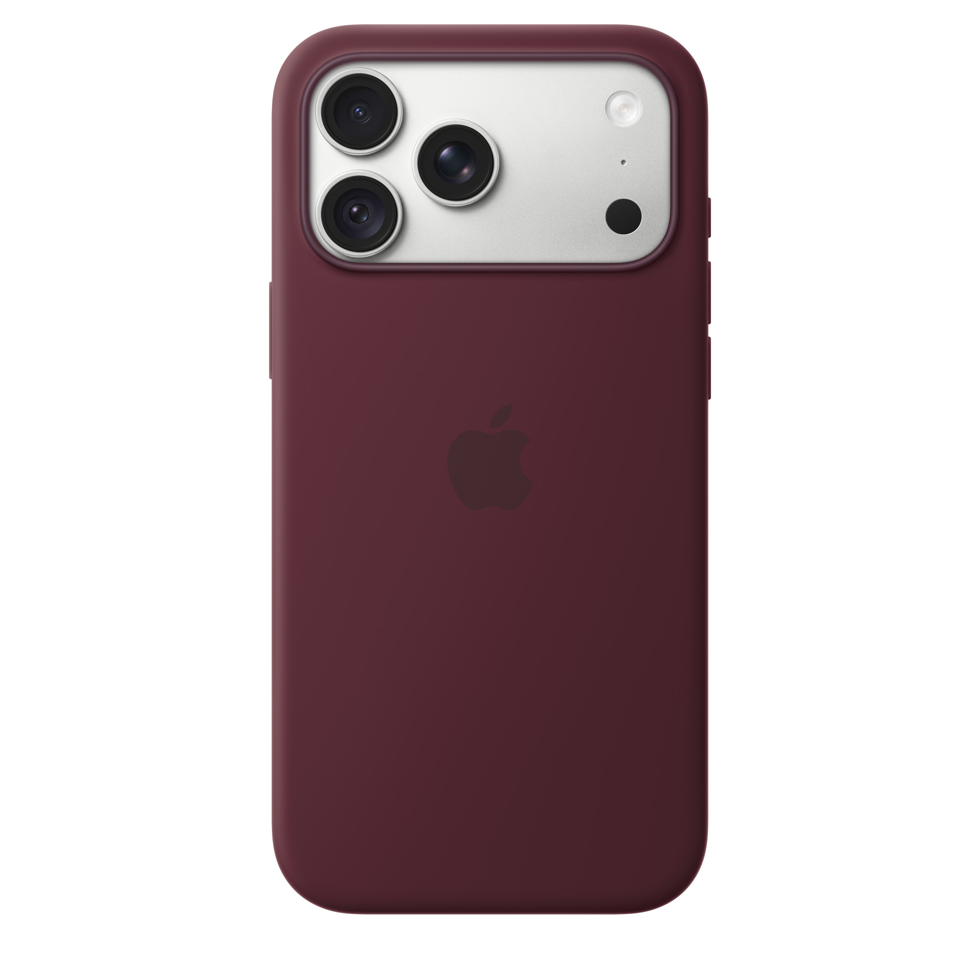 Apple iPhone 18 Pro Max Silicone Case with MagSafe, Burgundy