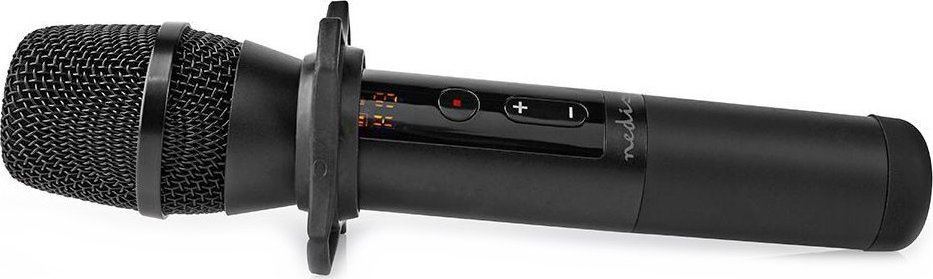 Mikrofon wireless UHF K8, sistem dore, marrës portativ 6.35mm, rreze 50m, i zi