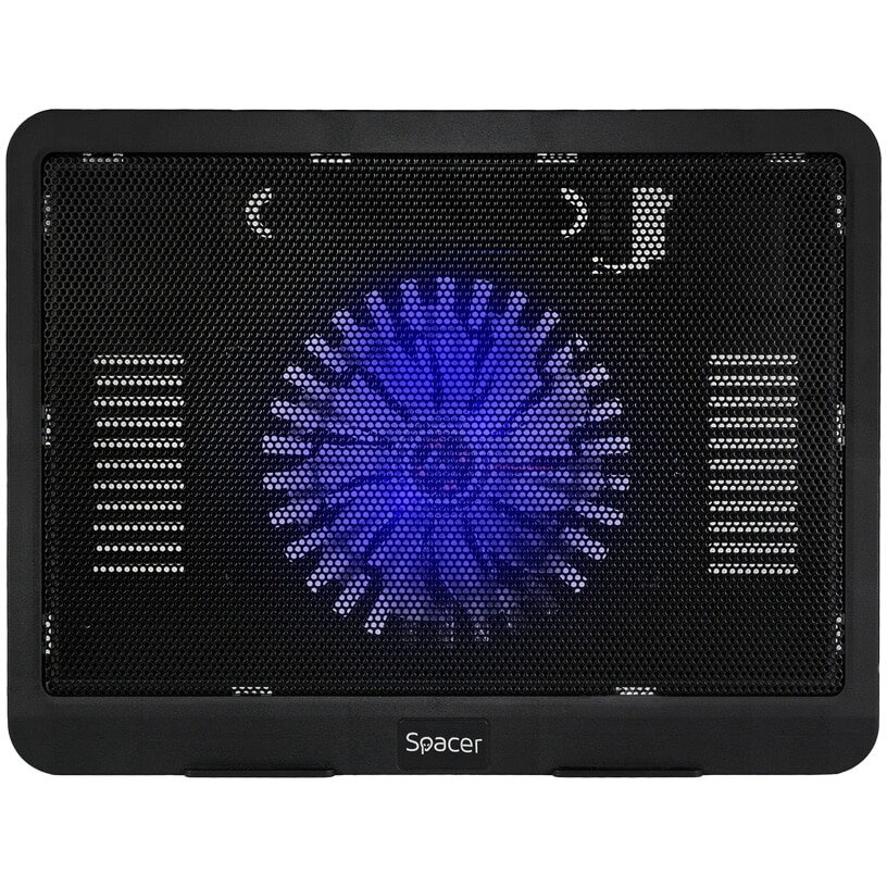 Ftohës laptopi Spacer SP-NC19, 15.6", USB, i zi
