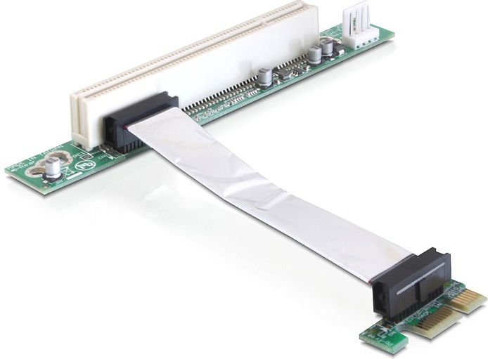 Adapter PCI-E në PCI Delock 41856, x1 në 32-bit, kabllo 9 cm