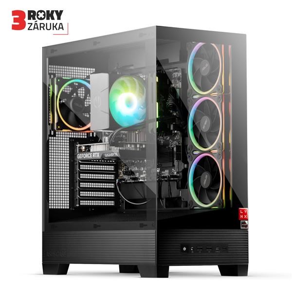 Kompjuter gaming LYNX Challenger Ryzen 7 5800X, 32GB RAM, 1TB SSD NVMe, RTX 5070 12GB