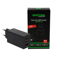PATONA Premium Triple Port USB Charger 65W