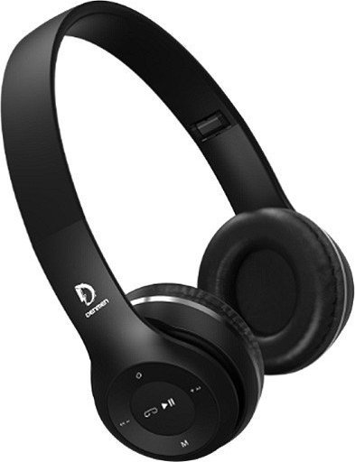 Kufje Bluetooth Denmen DL15, over ear, wireless, të zeza