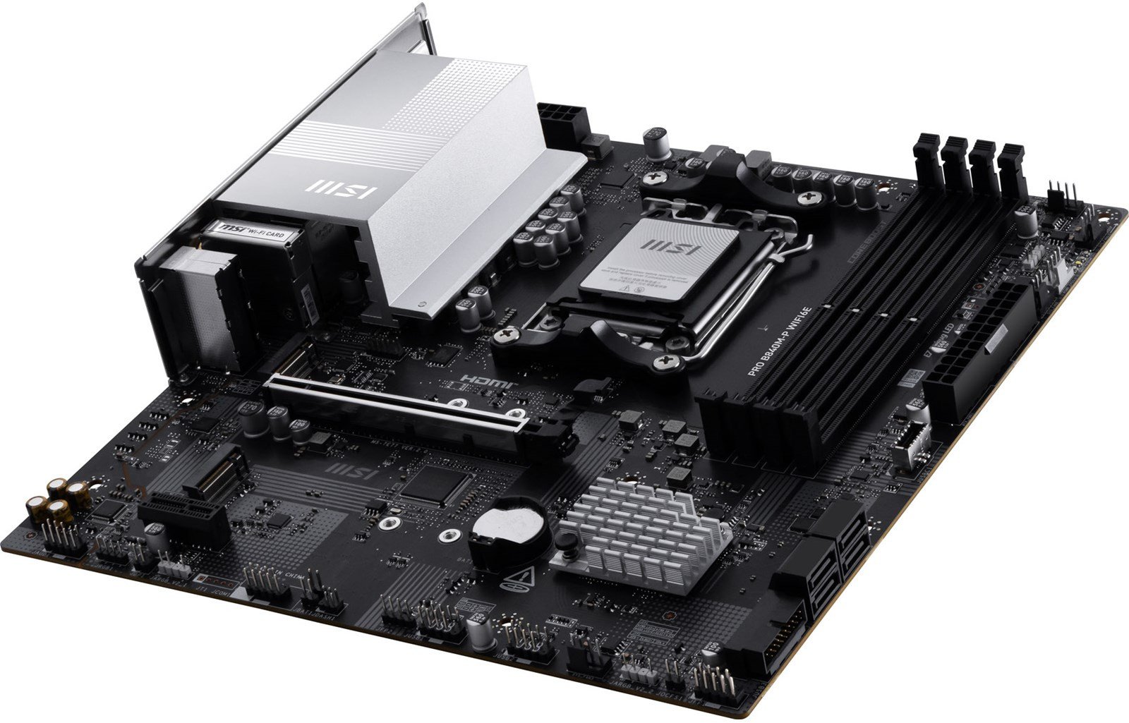 Pllakë amë MSI PRO B840M P WIFI6E, AMD B840, Socket AM5, Micro ATX