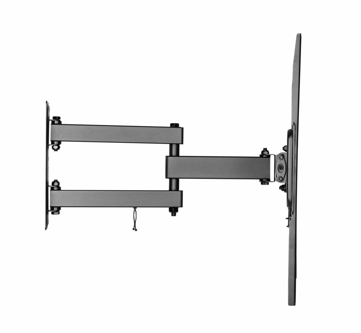 Mbajtëse murale TV Akai, 32"-55", VESA 75x75 deri 400x400, deri 35kg, e zezë