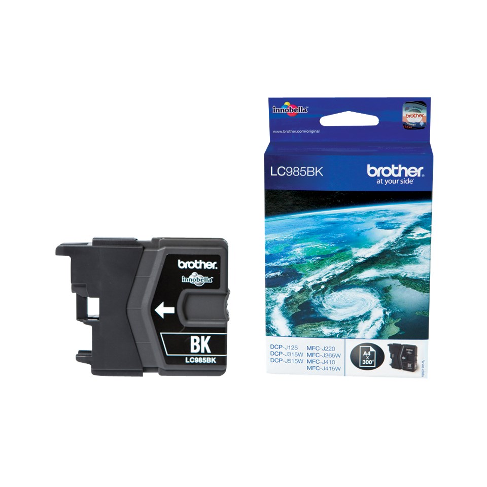 Ngjyrë për printer Brother LC-985BK, 9 ml, e zezë