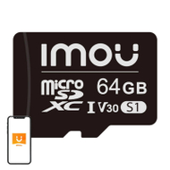 Kartë memorike microSDXC Imou S1, 64GB, Class 10 U1 V10, e zezë