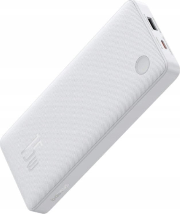 Bateri e jashtme Baseus Airpow Lite, 10000mAh, 15W, e bardhë